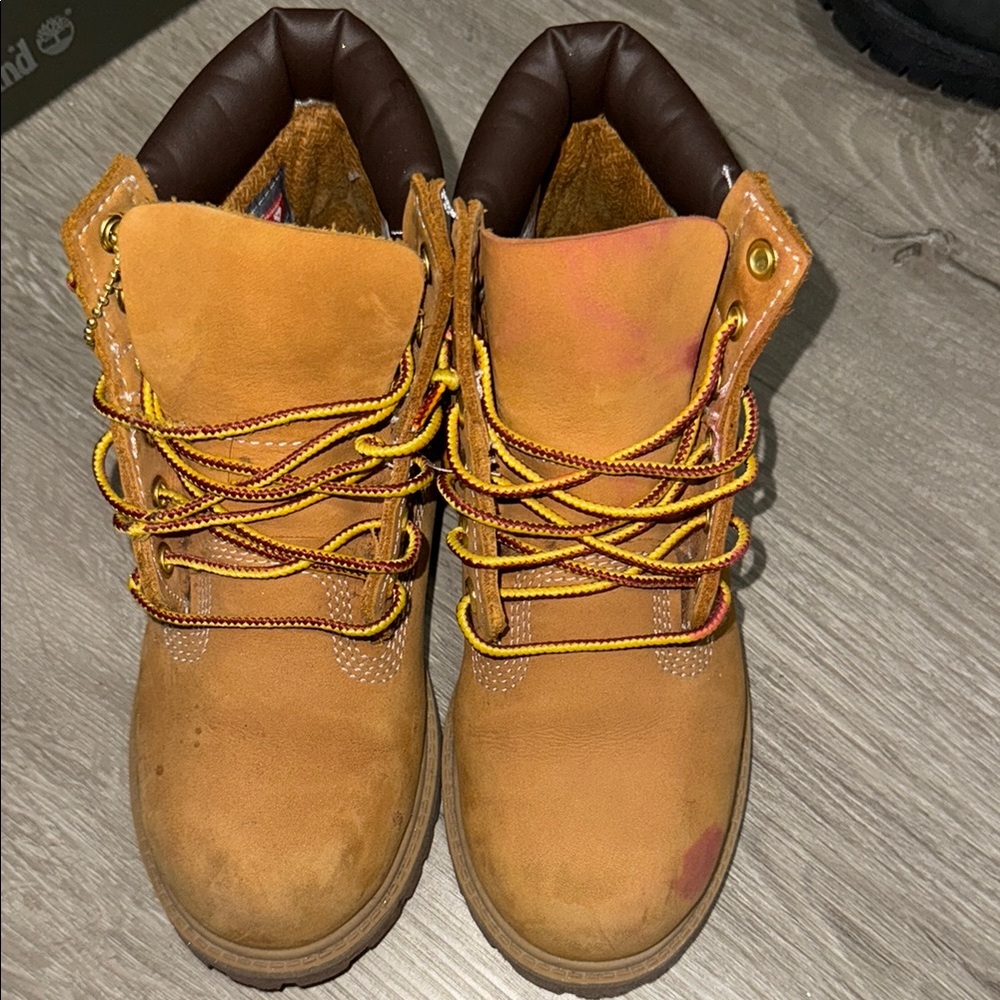 Timberland Kids Boots - Brown and Yellow